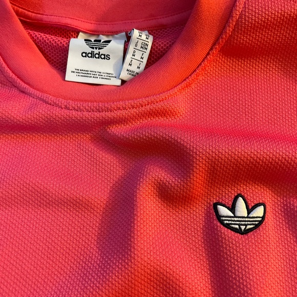 Lot of 3 Adidas Medium and Large Olive and Pink Track Jacket Sweatshirt - Picture 3 of 13